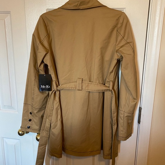 Mo-Ka by Santa Fe Apparel-Gray lightweight coat - Picture 4 of 11